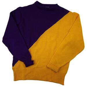Vintage 50's/60s Kandel Colorblock Knit Sweater